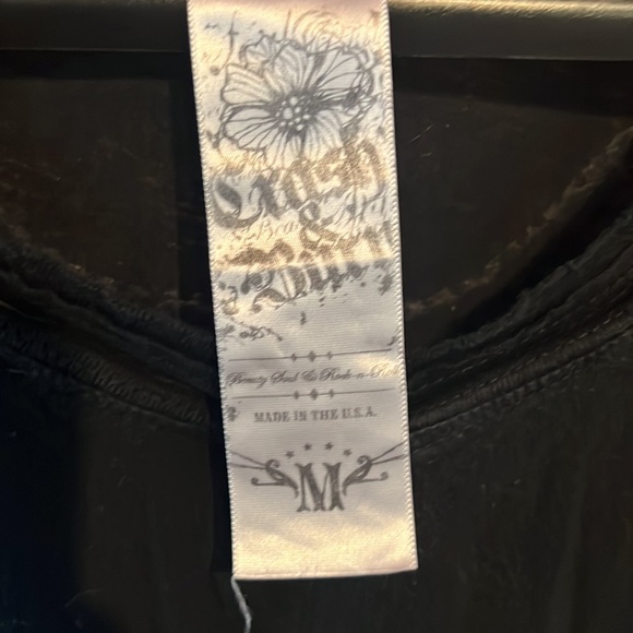 Crash & Burn Rhinestone Top - Picture 2 of 4